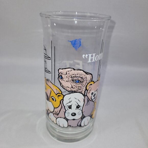 Pizza Hut E.T. Extra Terrestrial 1982 Vintage 6" ET "Home" Collectors Glass - Picture 1 of 1